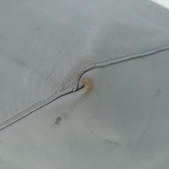 CELINE Horizontal Cabas Tote Bag Leather Light Blue - Picture 9 of 16